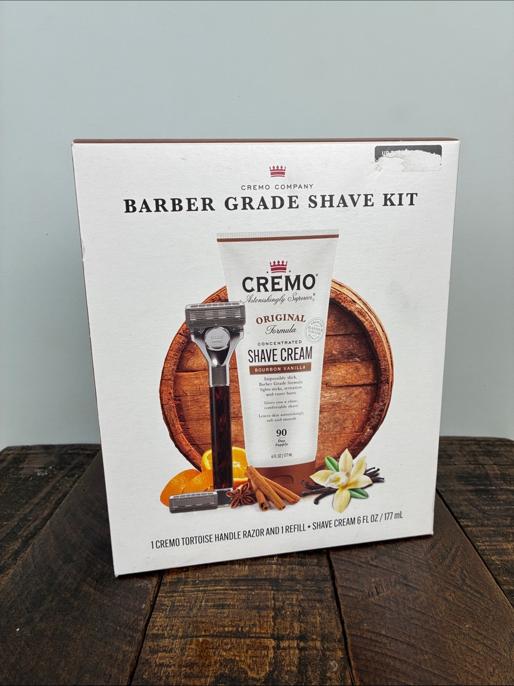 New Creamo Barber Grade Shave Kit Shave Cream Razor